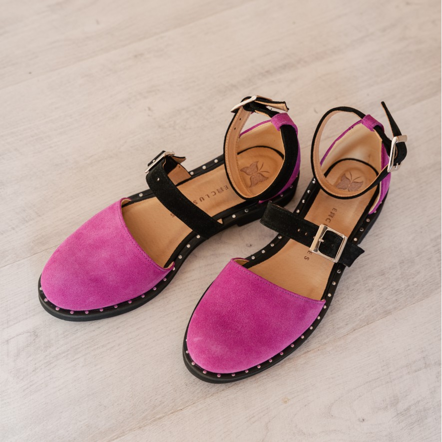 .Pantofi -  Double Belt - Purple